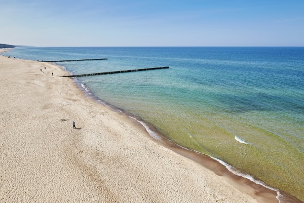 Plaża w Trzęsaczu